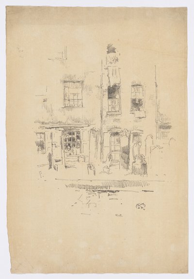 Adro da igreja de James Abbott McNeill Whistler