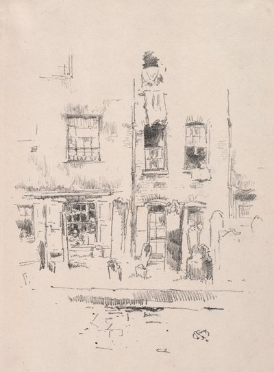 Churchyard, 1887. de James Abbott McNeill Whistler