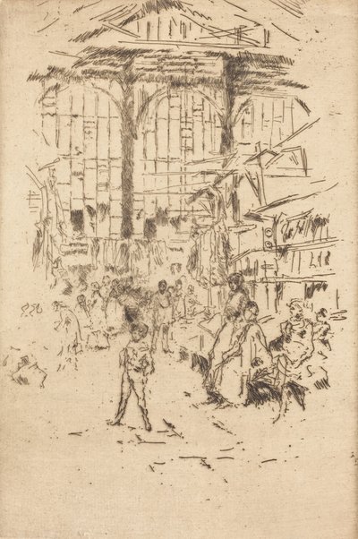 Clothes Exchange, No.II, c. 18861888. de James Abbott McNeill Whistler