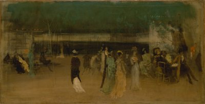 Cremorne Gardens, nº 2, c.1870-80 de James Abbott McNeill Whistler