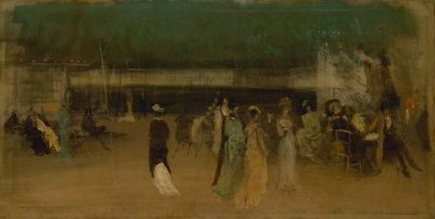 Cremorne Gardens, No. 2, ca. 1870-80. de James Abbott McNeill Whistler