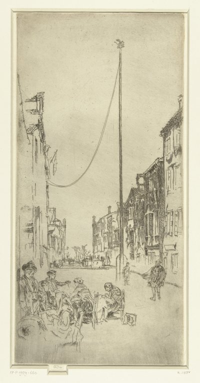Mastro O mastro Veneza: Doze gravuras (título da série) de James Abbott McNeill Whistler