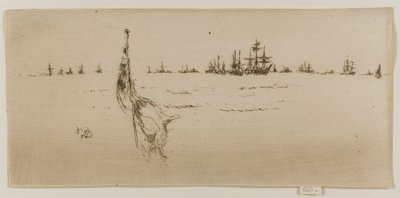 Dipping the Flag, 1887. de James Abbott McNeill Whistler