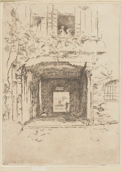 Doorway and Vine, 1879-1880. de James Abbott McNeill Whistler