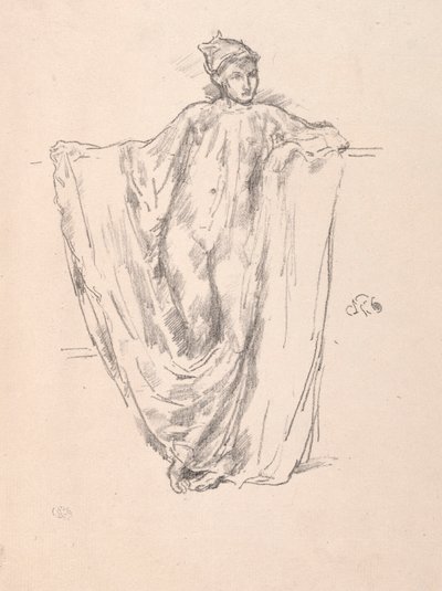 Figura Estudo. de James Abbott McNeill Whistler