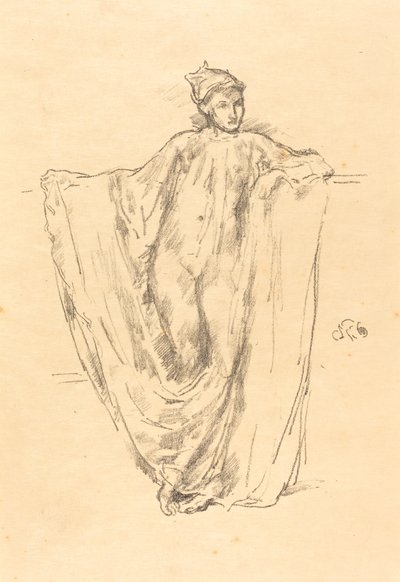 Estudo de Figura, 1894. de James Abbott McNeill Whistler