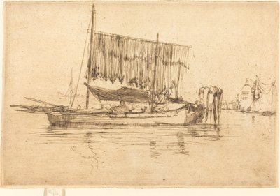 Barco de Pesca, 1880. de James Abbott McNeill Whistler