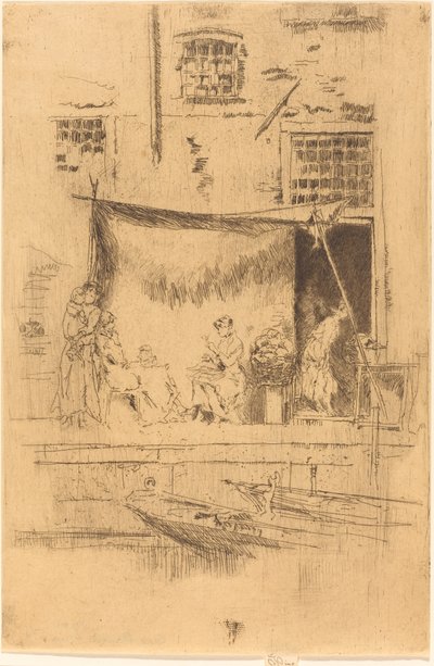 Barraca de Frutas, 1880. de James Abbott McNeill Whistler