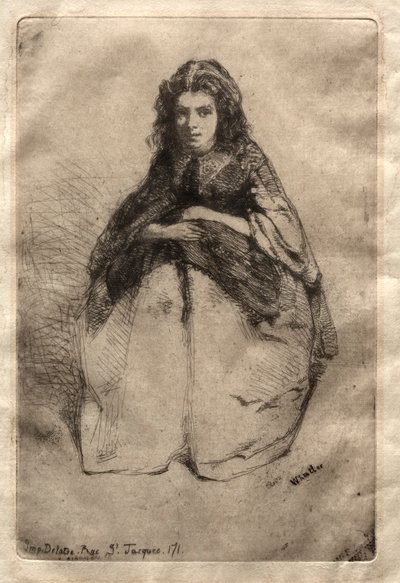 Fummette, 1858. de James Abbott McNeill Whistler