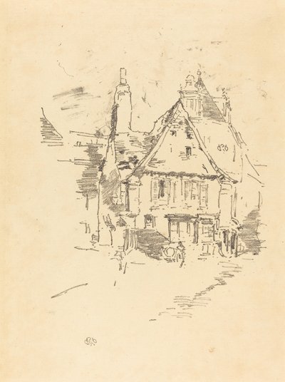 Telhados de duas águas, 1893. de James Abbott McNeill Whistler