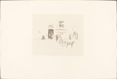 Gaiety Stage Door, 18791887. de James Abbott McNeill Whistler
