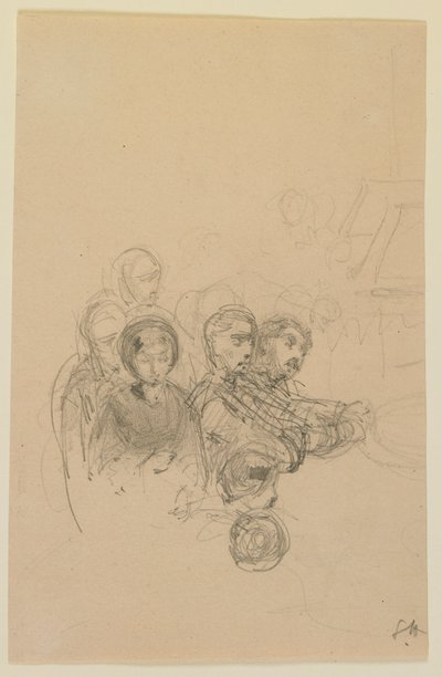 Gamblers, 1858. de James Abbott McNeill Whistler