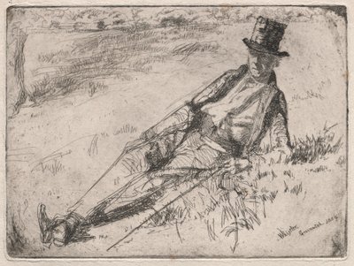Pensionista de Greenwich, 1859. de James Abbott McNeill Whistler