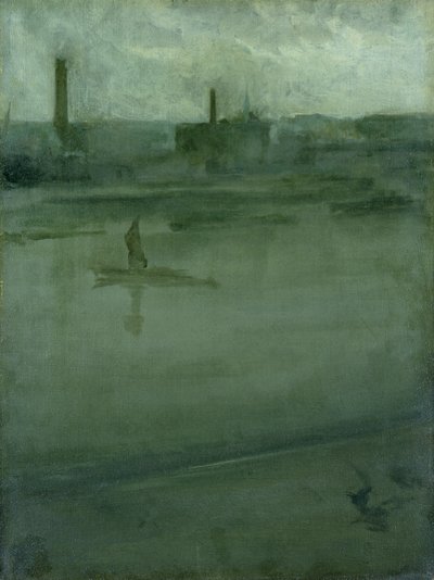 Cinza e prata: o Tamisa de James Abbott McNeill Whistler