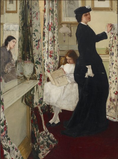Harmony in Green and Rose: The Music Room de James Abbott McNeill Whistler