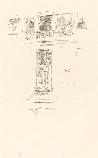 Hôtel Colbert, Windows, 1891. de James Abbott McNeill Whistler