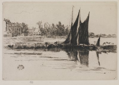 Hurlingham, 1859 (gravura no papel) de James Abbott McNeill Whistler