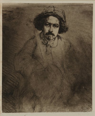 J. Becquet, Escultor, 1859. de James Abbott McNeill Whistler