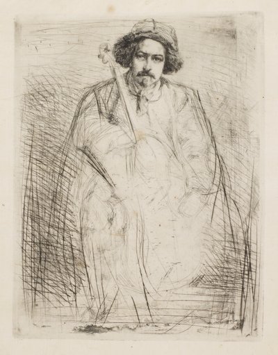 J. Becquet, Sculptor, 1859. de James Abbott McNeill Whistler