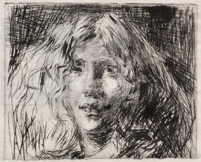 Joanna Hefferman, La Belle Irlandaise, 1866. de James Abbott McNeill Whistler