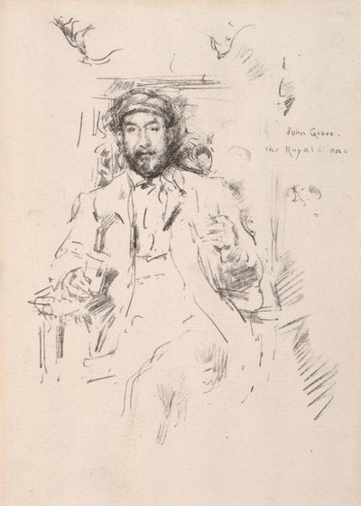 John Grove, 1895. de James Abbott McNeill Whistler
