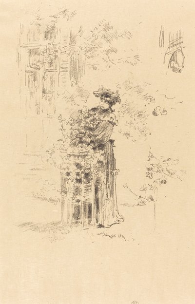 O belo jardineiro, 1894. de James Abbott McNeill Whistler