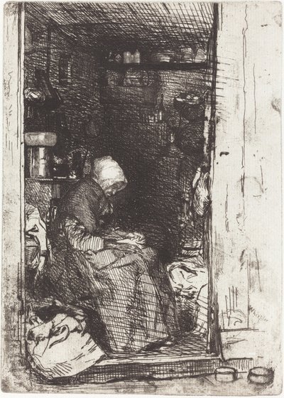 La Vieille aux Loques, 1858. de James Abbott McNeill Whistler