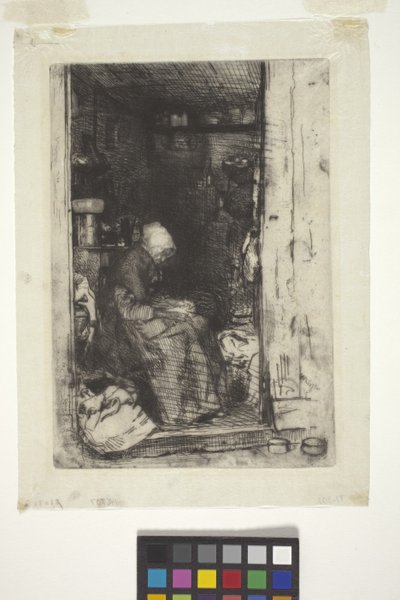 La Vielle Aux Loques (gravura) de James Abbott McNeill Whistler