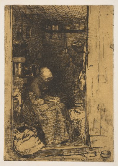 La Vielle aux Loques, 1858. de James Abbott McNeill Whistler