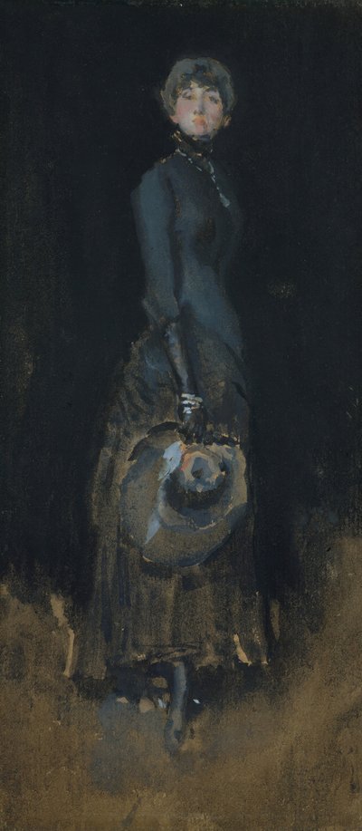 Dama de Cinza, ca. 1883. de James Abbott McNeill Whistler