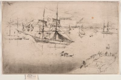 Lagoon: Meio-dia, 1886. de James Abbott McNeill Whistler