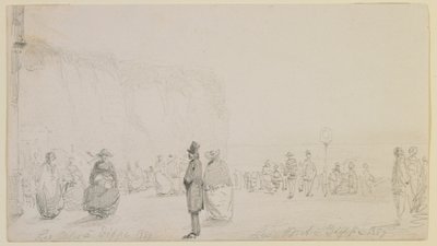 As Costas em Dieppe, 1857. de James Abbott McNeill Whistler