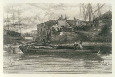 Limehouse, 1878 (litotint) de James Abbott McNeill Whistler