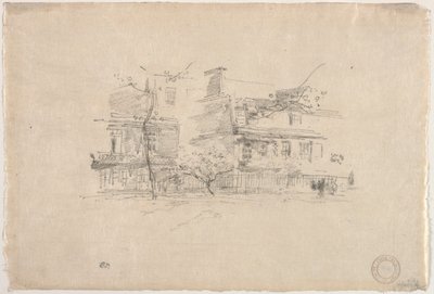 Lindsay Row, Chelsea, 1888. de James Abbott McNeill Whistler