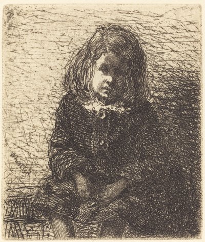 Pequeno Arthur, c. 18571858. de James Abbott McNeill Whistler
