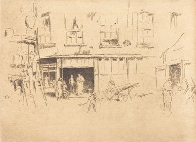 Pequeno Tribunal, c. 18801881. de James Abbott McNeill Whistler