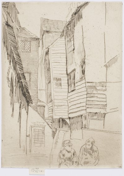 Little Smithfield, c.1877 (gravura em papel) de James Abbott McNeill Whistler