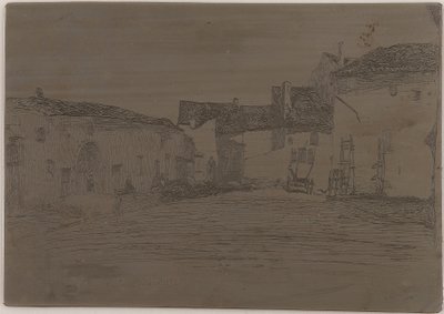 Liverdun. Um dos Doze Etchings da Natureza, 1858. de James Abbott McNeill Whistler