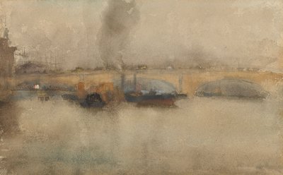 Ponte de Londres, 1881. de James Abbott McNeill Whistler