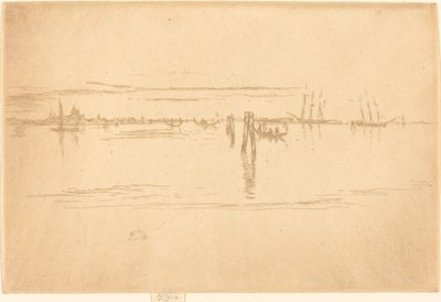 Lagoa Longa, 1880. de James Abbott McNeill Whistler