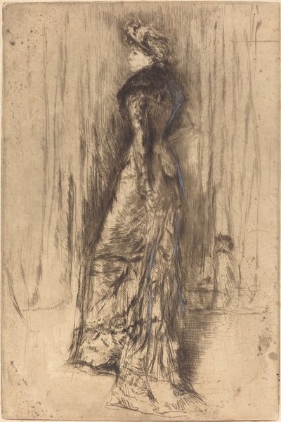 Matilde, em pé, c. 1873. de James Abbott McNeill Whistler