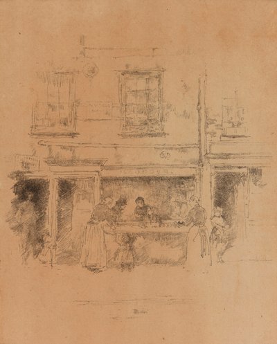 Peixaria do Maunder de James Abbott McNeill Whistler