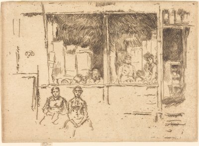 Melon-Shop, Hounsditch, c. 18861888. de James Abbott McNeill Whistler