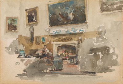 Moreby Hall, 1882-1884. de James Abbott McNeill Whistler