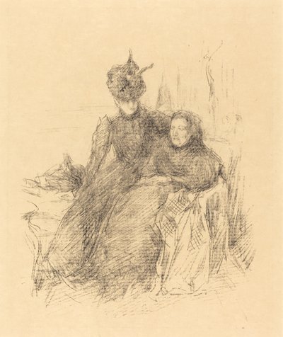 Mãe e Filha, 1897. de James Abbott McNeill Whistler