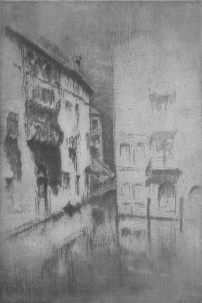 Noturno - Palácios, 1878, 1904 de James Abbott McNeill Whistler