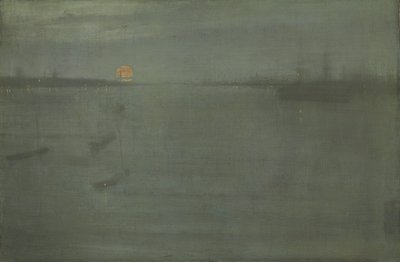Noturno: Azul e Dourado, Água de Southampton de James Abbott McNeill Whistler