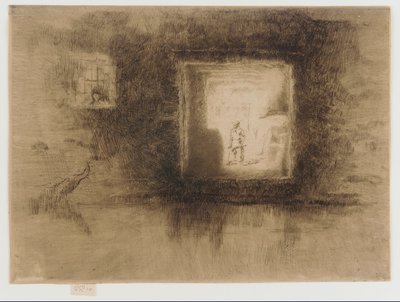Noturno: Fornalha, 1879-1880. de James Abbott McNeill Whistler