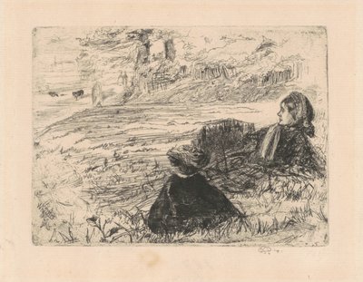 Babá e criança, 1859. de James Abbott McNeill Whistler