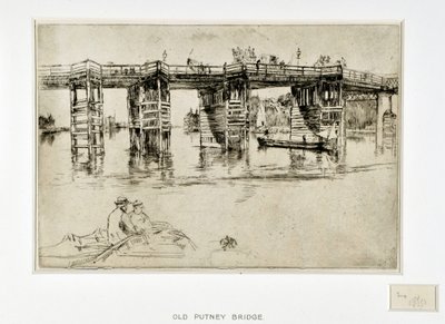 Ponte Old Putney de James Abbott McNeill Whistler